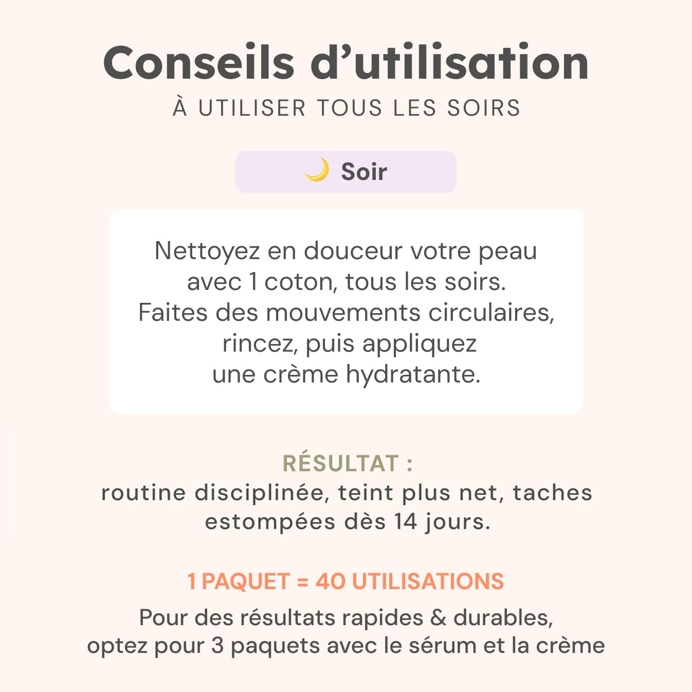 Cotons Nettoyants Curcuma & Vitamine C