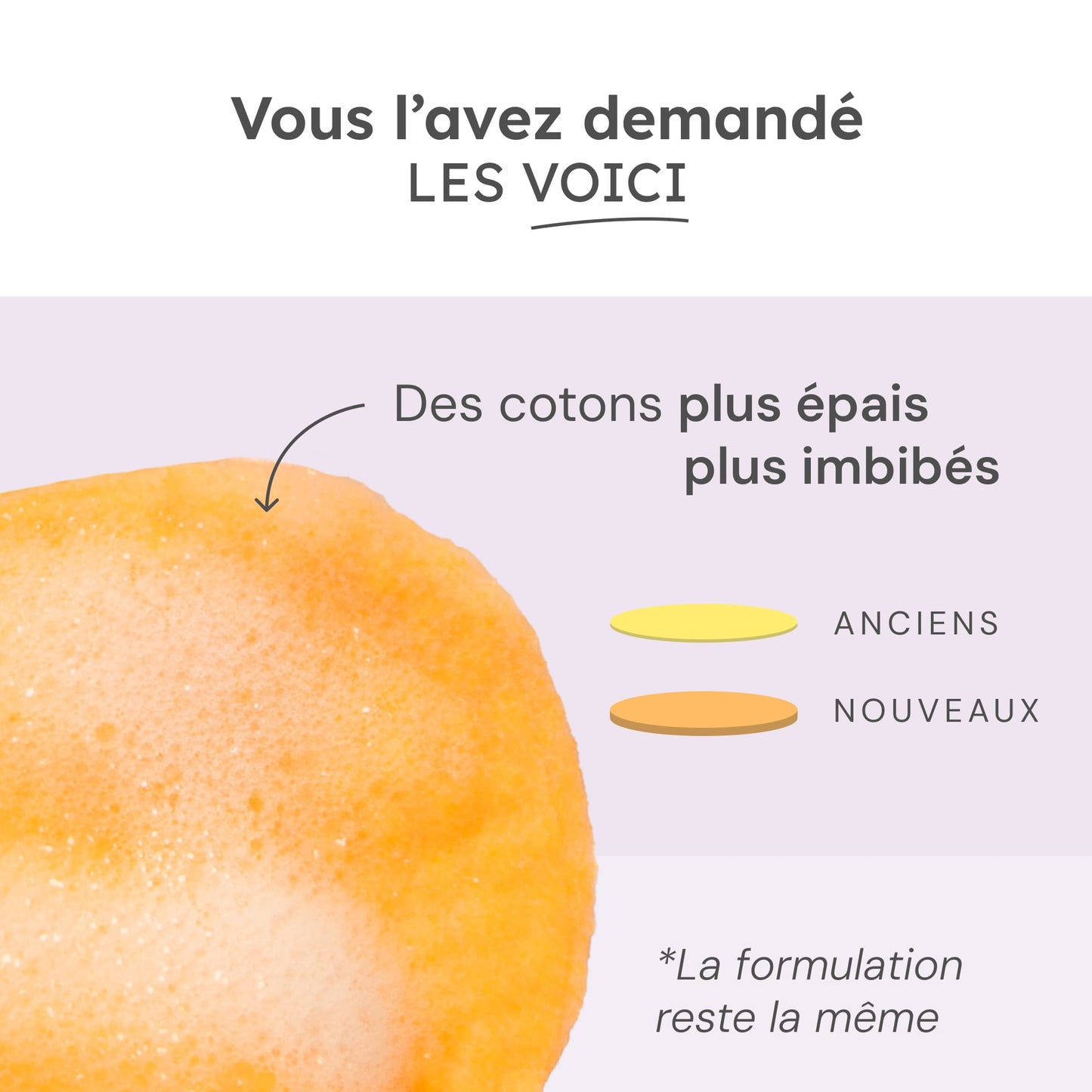 Cotons Nettoyants Curcuma & Vitamine C
