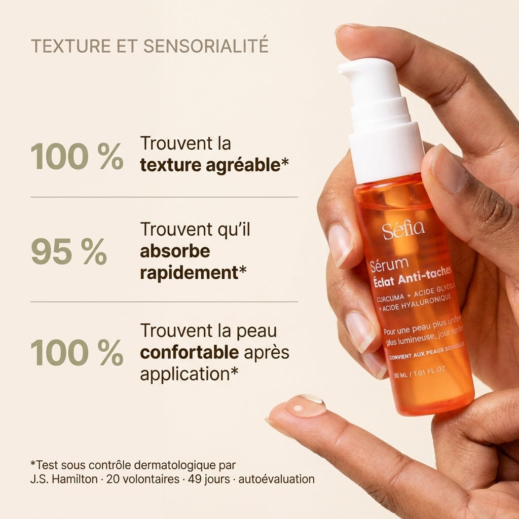 Sérum Éclat anti-taches au curcuma et à la vitamine C