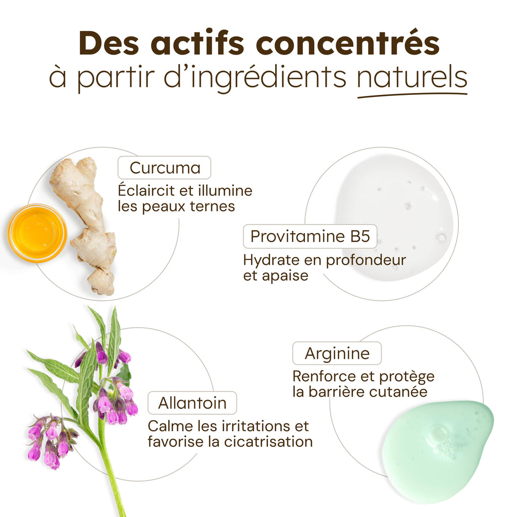 Huile visage au Curcuma